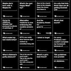 cards against humanity questions pdf